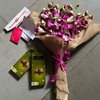 Adorned Om N Swastik Rakhis With Jute Wrapped Orchids