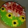 Vibrant Floral Birthday Mini Chocolate Cake 300gm