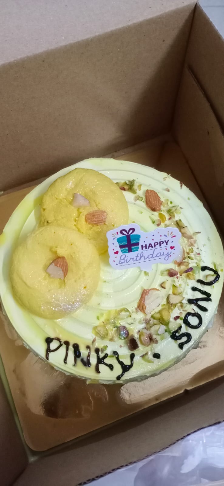 Rasmalai Kanha Birthday Cake