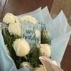 Serene White Rose Bouquet