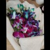 Blue 6 Orchid Jute Bouquet