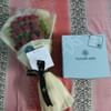 Pineapple Cake N Rose Bouquet Combo