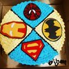 Scrumptious Superhero Cake