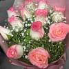 Whispers Of Affection Pink Roses Bouquet