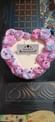 Floral Heart Pink Choco Cake