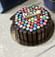 Eggless Kitkat N Gems Cake