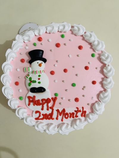 Snowman Cake