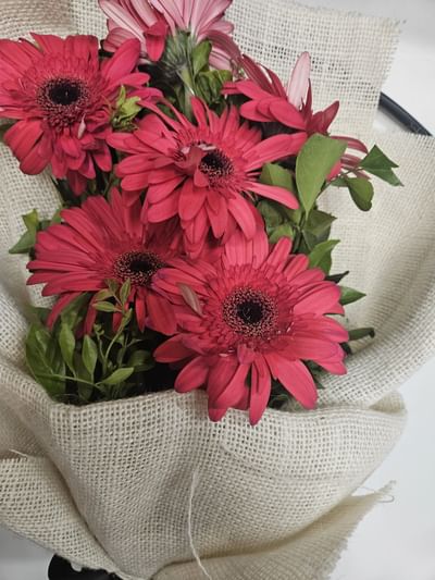 Gerberas In Rustic Love