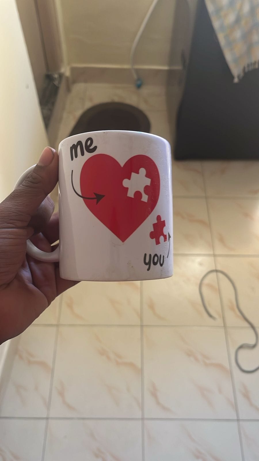 Heart Printed Love Mug