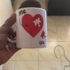 Heart Printed Love Mug