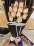 Blushing Valentine Pink Rose Bouquet