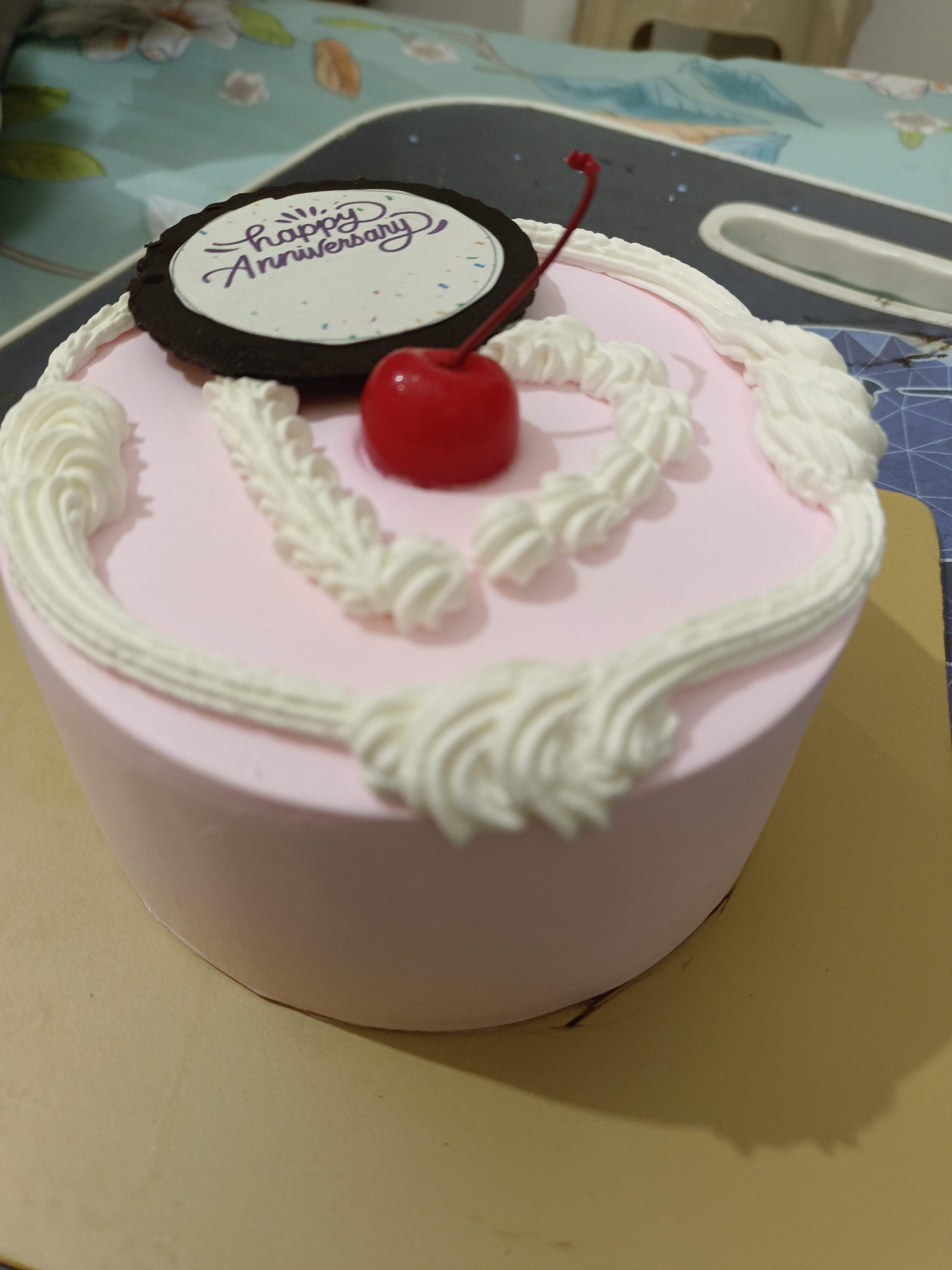 Blushing Heart Cake