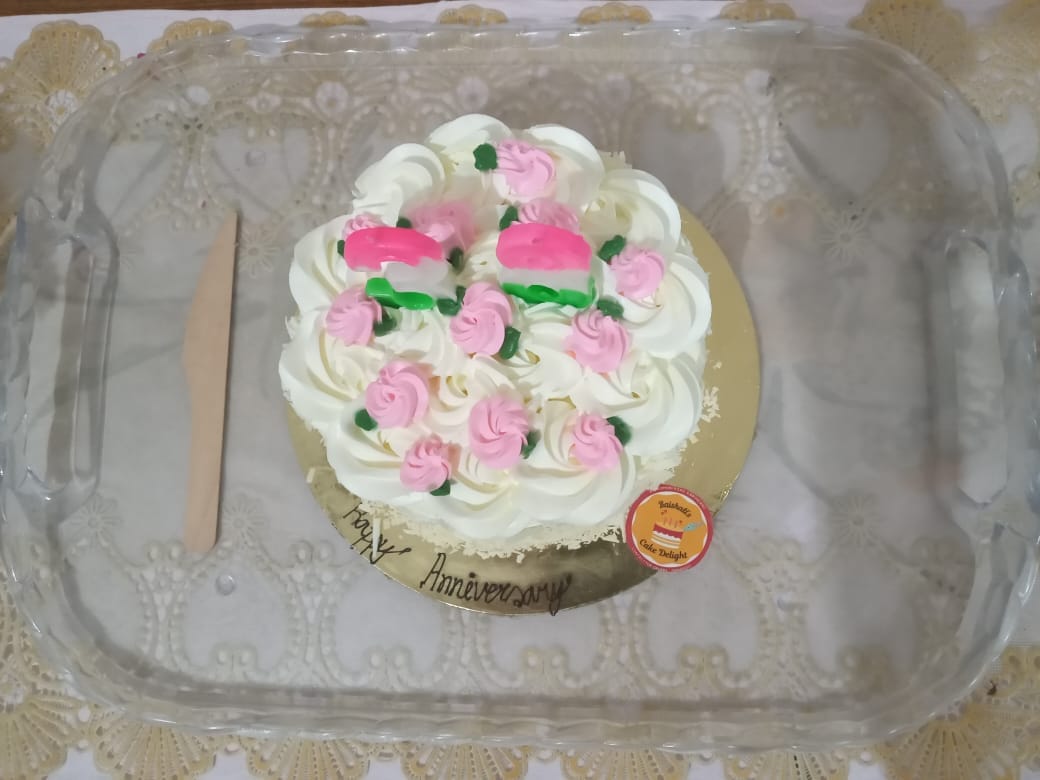 Floral White Forest Cakes