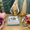 Shades Of Joy Birthday Cake