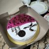 Dripping Blueberry Cake
