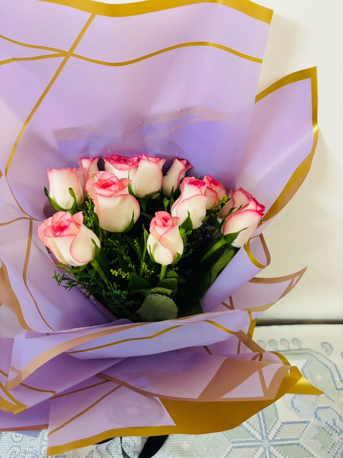 Exquisite Pink Roses Bouquet