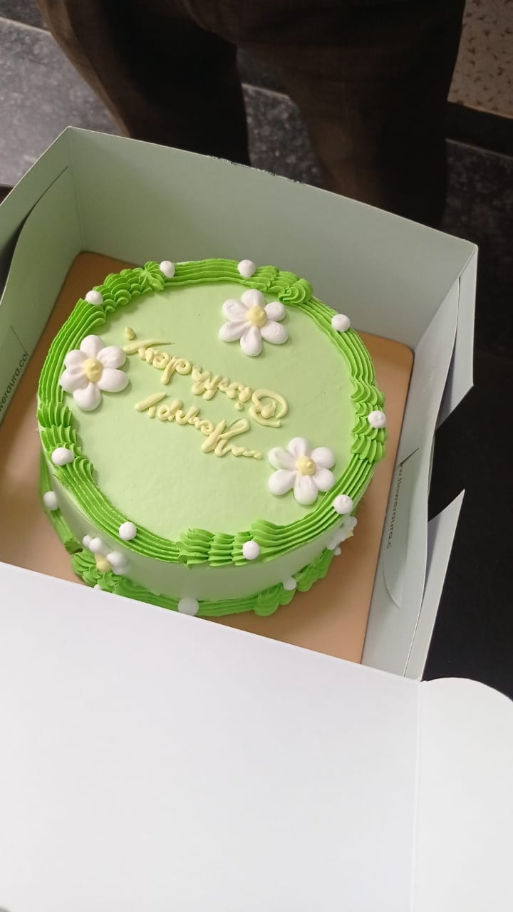 Best Wishes Blooming Daisies Cake
