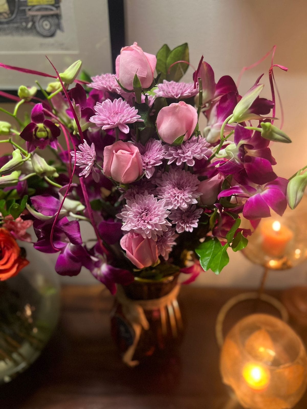 Violet Hues Of Blissful Blooms