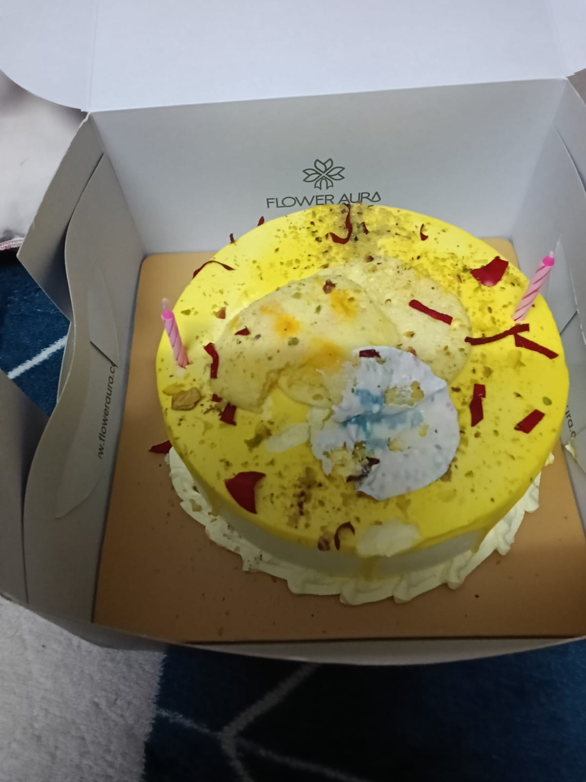 Rasmalai Pista Delight Cake