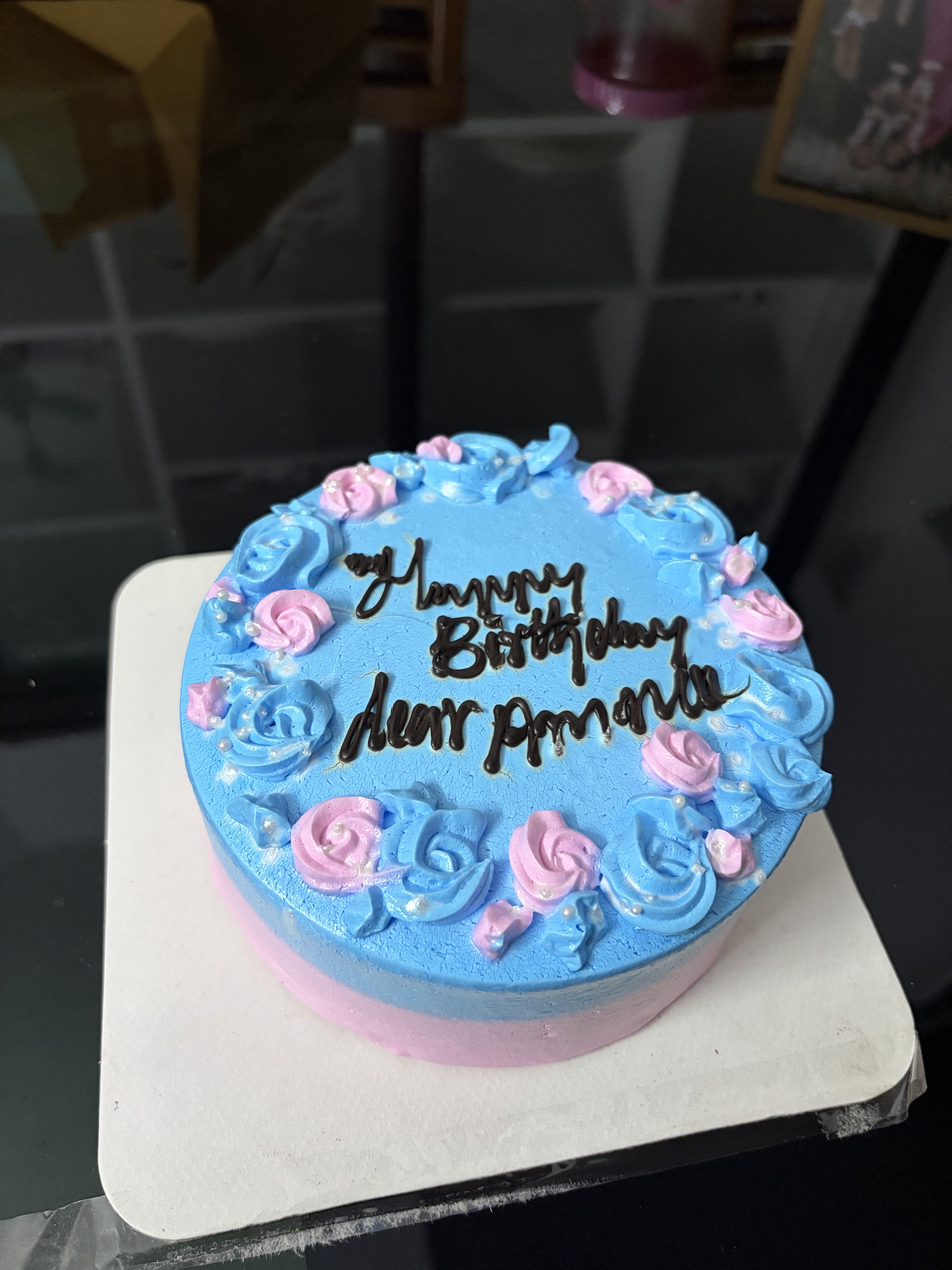 Eggless Swirly Flavourful Cake