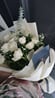 Eternity White Roses Bouquet
