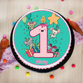Poster Cake for 1 Year Old