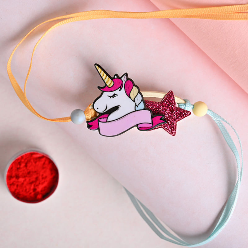 Send Fairy Unicorn Pony Rakhi - Cartoon for Kids online