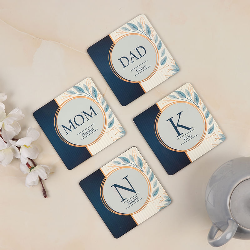 Fam Initials Coaster Set