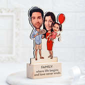 Family Love Caricature - Best Personalised Anniversary Gift