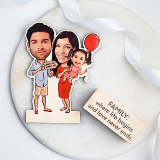 Quirky Fam Personalised Caricature Gift Online