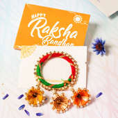 Product in Online Rakhi Gifts for Bhaiya Bhabhi - Designer Rakhi for Bhaiya Bhabhi