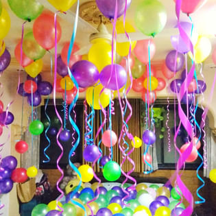 Fancy Multicolor Balloon Decoration