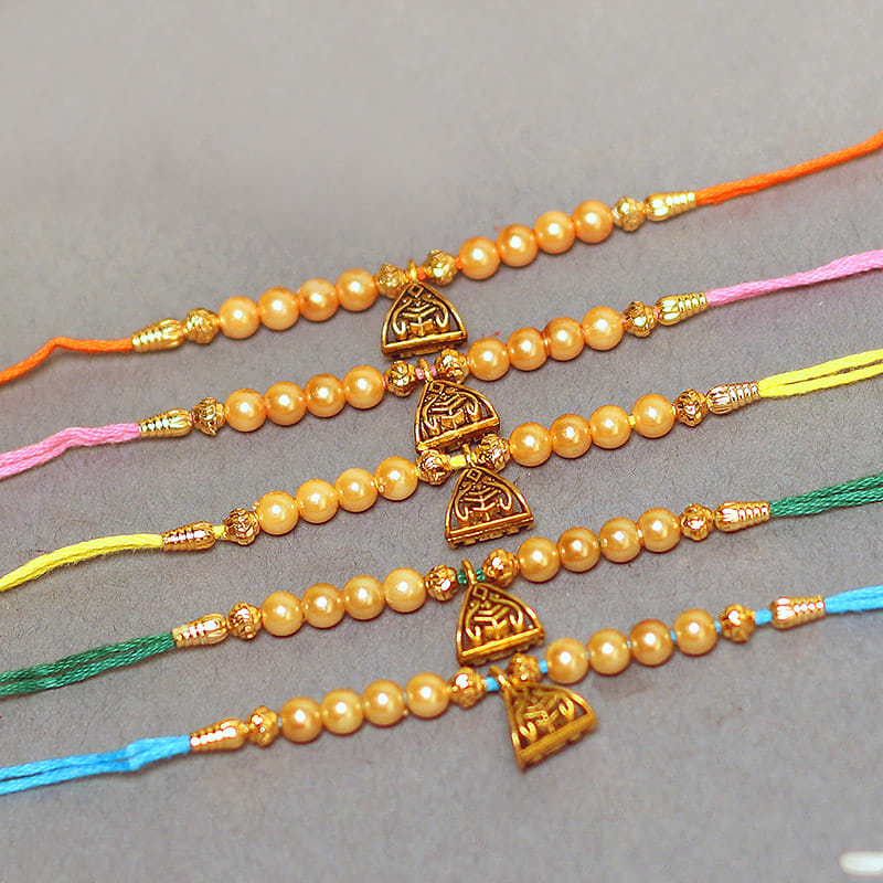 Fantastic Five Beaded Rakhi Set