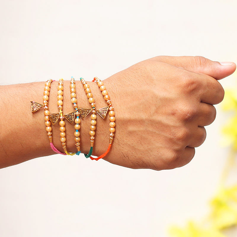 Fantastic Five Beaded Rakhi Set