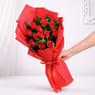 Forever 12 Red Rose Bunch