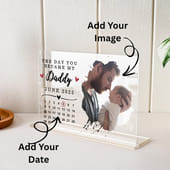 Fatherhood Begins Personalised Plaque
