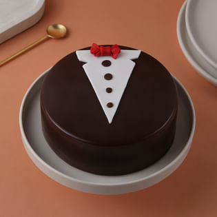 Fatherly Shirt Chocolate Cake