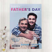 Fathers Day Personalised Magazine Cover