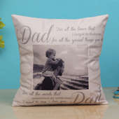 Fathers Day Personalized Cushion