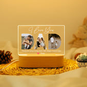 Fathers Day Photo Memory Led Lamp