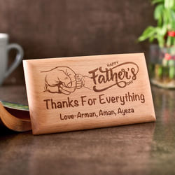 Fathers Day Wooden Photo Plaque