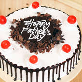 Happy Fathers Day Black Forest Cake