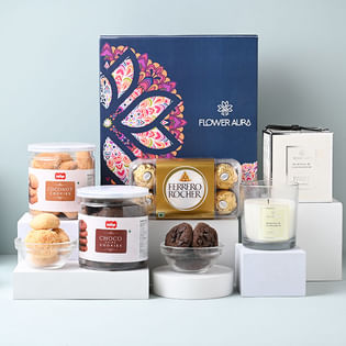 Ferrero Rocher With Coconut N Choco Chip Cookies Hamper