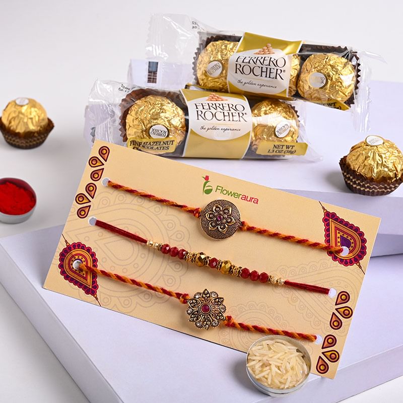 Ferrero Rocher With Metal Rakhis