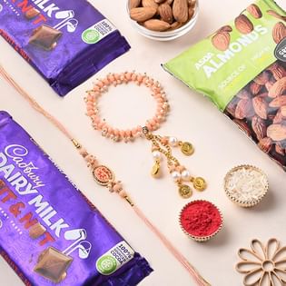 Send Bhaiya Bhabhi Rakhis Online to UK from India 