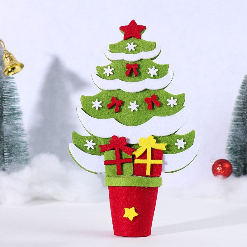 Festive Christmas Tree Table Decor