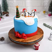 Festive Frosty Christmas Cake