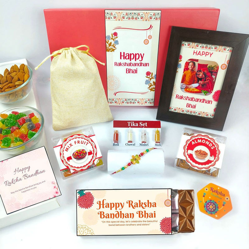 Festive Treasures Personalised Rakhi Hamper