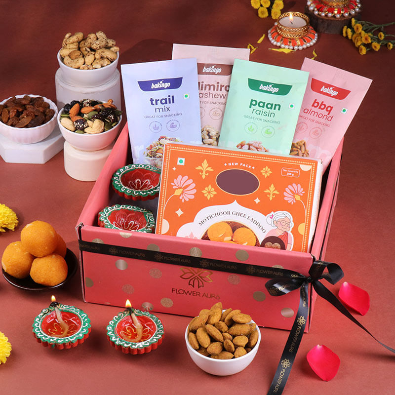 Festive Treats N Divine Diyas Hamper