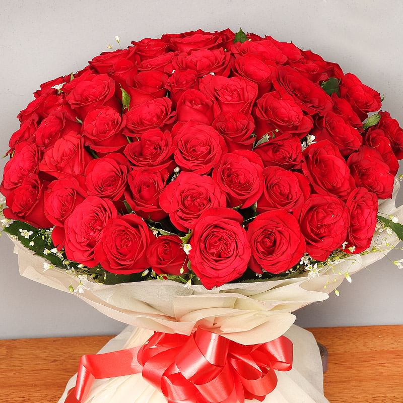 Send Bunch of Red Roses